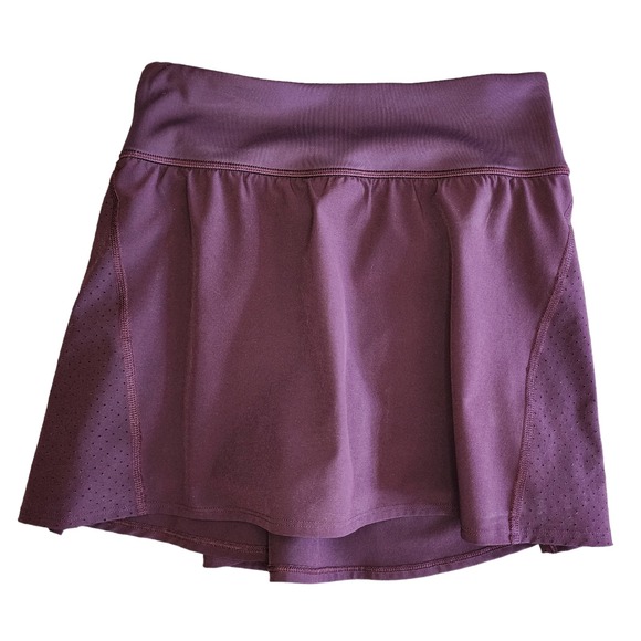 Spanx Get Moving Skort Workout Tennis Womens Size XS Jammy Plum Athletic Running - Picture 1 of 6